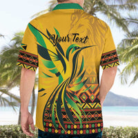 Personalized Jamaica Independence Day 1962 Hawaiian Shirt Jumieka Streamertail Reggae Pattern