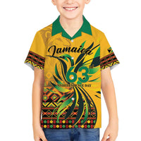 Personalized Jamaica Independence Day 1962 Hawaiian Shirt Jumieka Streamertail Reggae Pattern