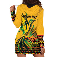 Personalized Jamaica Independence Day 1962 Hoodie Dress Jumieka Streamertail Reggae Pattern