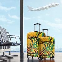 Jamaica Independence Day 1962 Luggage Cover Jumieka Streamertail Reggae Pattern
