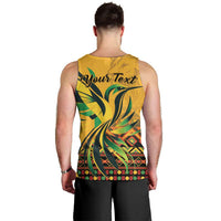 Personalized Jamaica Independence Day 1962 Men Tank Top Jumieka Streamertail Reggae Pattern