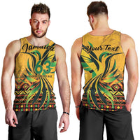 Personalized Jamaica Independence Day 1962 Men Tank Top Jumieka Streamertail Reggae Pattern