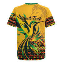 Personalized Jamaica Independence Day 1962 Rugby Jersey Jumieka Streamertail Reggae Pattern