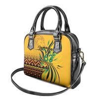 Jamaica Independence Day 1962 Shoulder Handbag Jumieka Streamertail Reggae Pattern