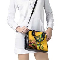 Jamaica Independence Day 1962 Shoulder Handbag Jumieka Streamertail Reggae Pattern