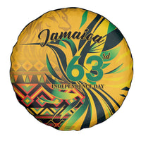 Jamaica Independence Day 1962 Spare Tire Cover Jumieka Streamertail Reggae Pattern