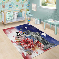 No Kings In America Area Rug Watercolor Floral - Wonder Print Shop