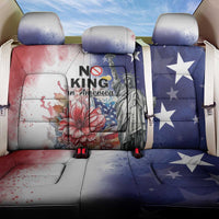 No Kings In America Back Car Seat Cover Watercolor Floral - Wonder Print Shop