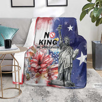 No Kings In America Blanket Watercolor Floral - Wonder Print Shop