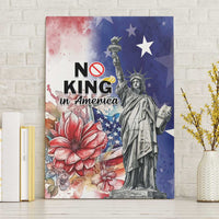 No Kings In America Canvas Wall Art Watercolor Floral - Wonder Print Shop