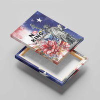 No Kings In America Canvas Wall Art Watercolor Floral - Wonder Print Shop