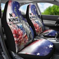 No Kings In America Car Seat Cover Watercolor Floral - Wonder Print Shop