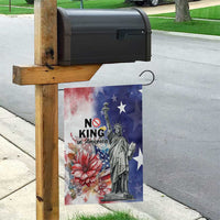 No Kings In America Garden Flag Watercolor Floral - Wonder Print Shop