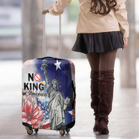 No Kings In America Luggage Cover Watercolor Floral - Wonder Print Shop