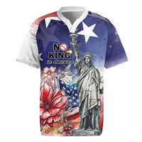No Kings In America Rugby Jersey Watercolor Floral - Wonder Print Shop
