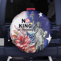 No Kings In America Spare Tire Cover Watercolor Floral - Wonder Print Shop
