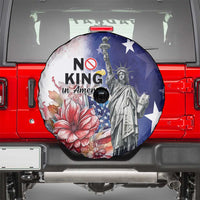 No Kings In America Spare Tire Cover Watercolor Floral - Wonder Print Shop