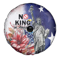 No Kings In America Spare Tire Cover Watercolor Floral - Wonder Print Shop
