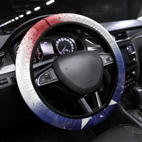 No Kings In America Steering Wheel Cover Watercolor Floral - Wonder Print Shop