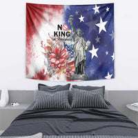 No Kings In America Tapestry Watercolor Floral - Wonder Print Shop