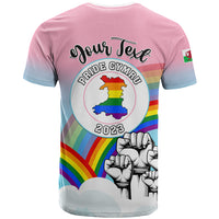 Personalised Pride Cymru T Shirt Welsh Dragon Rainbow Version - Wonder Print Shop