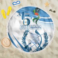 Guatemala 15 Septiembre 1821 Beach Blanket Happy Independence Day