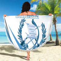 Guatemala 15 Septiembre 1821 Beach Blanket Happy Independence Day