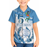 Personalized Guatemala 15 Septiembre 1821 Hawaiian Shirt Happy Independence Day