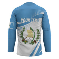 Personalized Guatemala 15 Septiembre 1821 Hockey Jersey Happy Independence Day