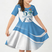 Personalized Guatemala 15 Septiembre 1821 Kid Short Sleeve Dress Happy Independence Day