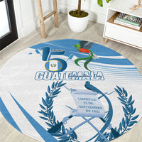 Guatemala 15 Septiembre 1821 Round Carpet Happy Independence Day