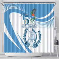 Guatemala 15 Septiembre 1821 Shower Curtain Happy Independence Day
