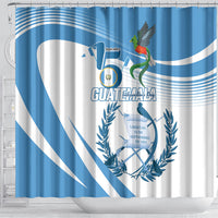 Guatemala 15 Septiembre 1821 Shower Curtain Happy Independence Day