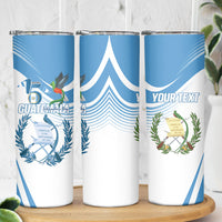 Personalized Guatemala 15 Septiembre 1821 Skinny Tumbler Happy Independence Day