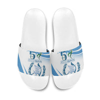 Guatemala 15 Septiembre 1821 Slide Sandals Happy Independence Day