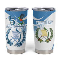 Personalized Guatemala 15 Septiembre 1821 Tumbler Cup Happy Independence Day