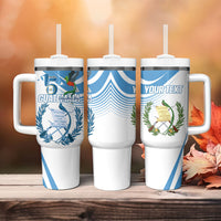 Personalized Guatemala 15 Septiembre 1821 Tumbler With Handle Happy Independence Day
