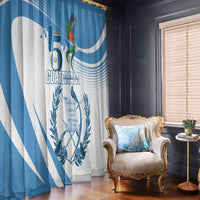 Guatemala 15 Septiembre 1821 Window Curtain Happy Independence Day