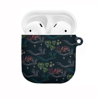 Guatemala Quetzal Bird Pattern AirPods Case Embroidery Effect