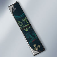 Guatemala Quetzal Bird Pattern Auto Sun Shade Embroidery Effect
