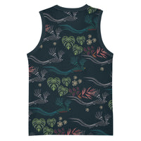 Guatemala Quetzal Bird Pattern Basketball Jersey Embroidery Effect