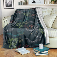 Guatemala Quetzal Bird Pattern Blanket Embroidery Effect