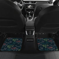 Guatemala Quetzal Bird Pattern Car Mats Embroidery Effect