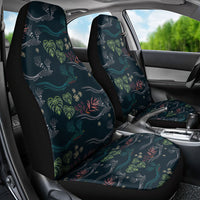 Guatemala Quetzal Bird Pattern Car Seat Cover Embroidery Effect