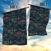 Guatemala Quetzal Bird Pattern Garden Flag Embroidery Effect