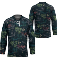 Guatemala Quetzal Bird Pattern Hockey Jersey Embroidery Effect