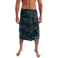 Guatemala Quetzal Bird Pattern Lavalava Embroidery Effect