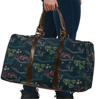 Guatemala Quetzal Bird Pattern Travel Bag Embroidery Effect