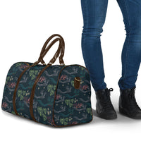 Guatemala Quetzal Bird Pattern Travel Bag Embroidery Effect
