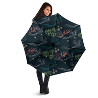 Guatemala Quetzal Bird Pattern Umbrella Embroidery Effect